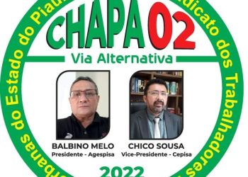 PIAUÍ: Balbino Melo encabeça Chapa 02 para as eleições  do SINTEPI