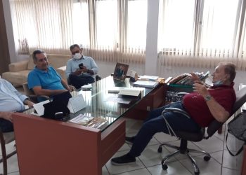 PARNAÍBA: Prefeito Mão Santa se reúne com senador Elmano Férrer para tratar de investimentos na cidade