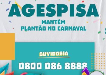 Agespisa mantém equipes de plantão durante o Carnaval