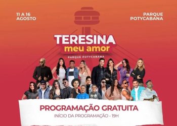Festival presenteia Teresina com shows gratuitos no Parque Potycabana