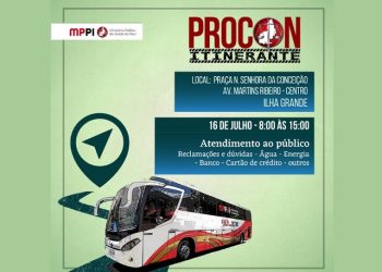 Procon Itinerante chega à Ilha Grande para atendimento ao público nesta terça-feira (16)