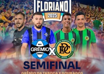 Copa Floriano entra na fase decisiva com jogos da semifinal iniciando nesta terça-feira (19)