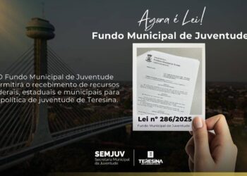 Lei nº 286/2025 institui o Fundo Municipal da Juventude em Teresina